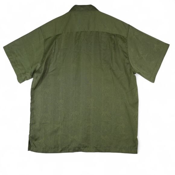 Passion Shirt Mens XXL Green Palm Trees Las Vegas Embroidered Beach Vacation - Picture 2 of 8